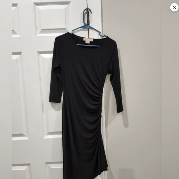 Black Michael Kors Dress with side zipper Size 6 - Picture 1 of 6